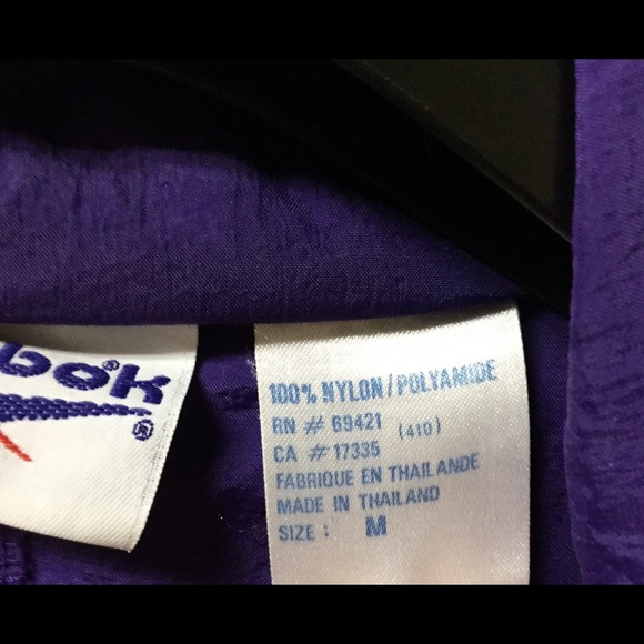 Purple Reebok windbreaker - Picture 9 of 10
